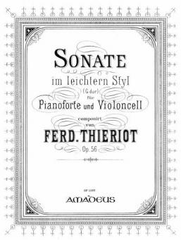 Sonata in easy style in G major op. 56 
