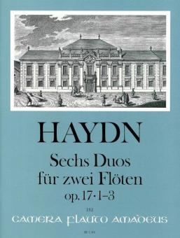 6 Duos for two flutes Op. 17 Vol. 1 