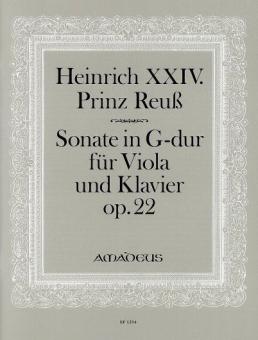 Sonata in G major op. 22 