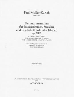 Hymnus matutinus op. 18/1 