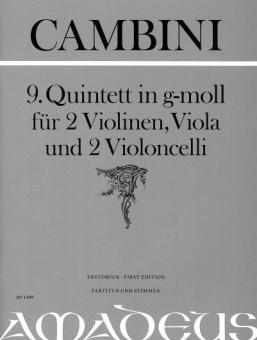 9. Quintet in g minor 