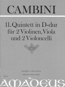 11. Quintet in D major 