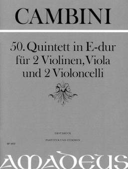 50. Quintett in E-dur 