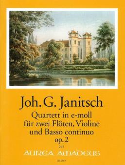 Quartett op. 2 in e-moll 