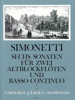 6 Sonatas op.2 Vol. I 