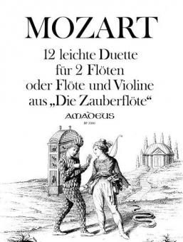 12 leichte Duette aus 'Die Zauberflöte' 