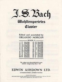Präludium und Fuge Nr.11 in F-Dur Heft 1 BWV 856 