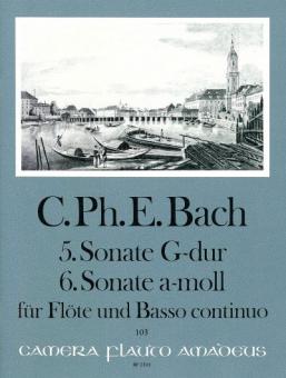 5. Sonate in G-dur - 6. Sonate in a-moll Wq 127/8 