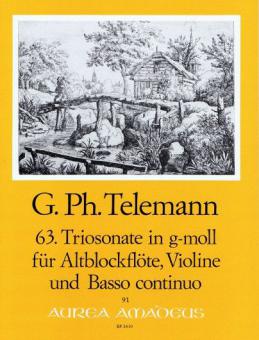 63. Triosonate in g-moll TWV 42:g9 