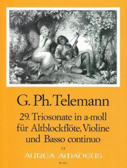 29. Triosonate in a-moll TWV 42:a1 