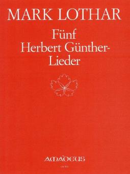 5 songs op. 88 from Herbert Günther 