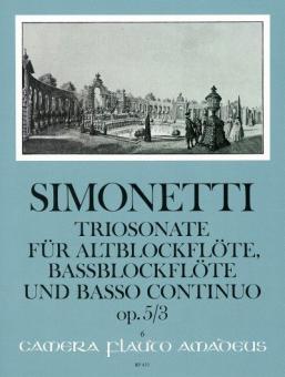 Sonata g minor op. 5/3 