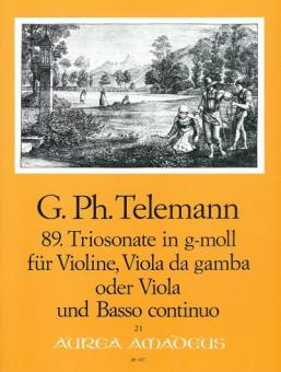 89. Triosonate in g-moll 
