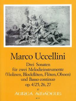 3 sonatas op. 4/25, 26, 27 