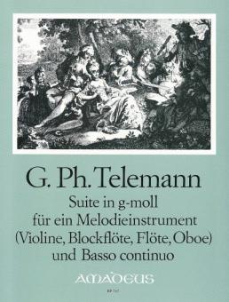 Suite in g-moll für ein Melodieinstrument und Bc. 