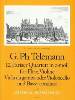 12. Pariser Quartett in e-moll 