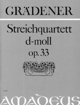 Quartet op. 33 in d minor 