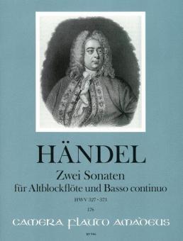 Two sonatas in C major, F major - HWV 327 und 373 