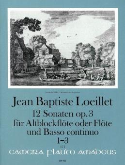 12 sonatas op. 3 Vol. I: Sonatas 1-3 