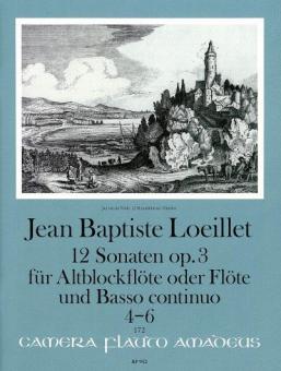 12 sonatas op. 3 Vol. II: Sonatas 4-6 