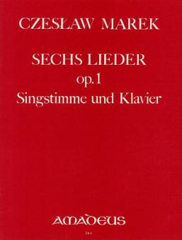 Six songs op. 1 (1911) 