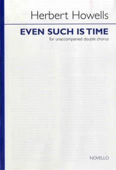 Even Such Is Time 