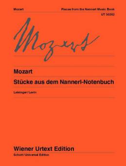 Piezas del libro de música de Nannerl 