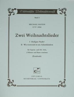 Johann Michael Haydn: Zwei Weihnachtslieder 