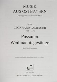 Passauer Weihnachtsgesänge 