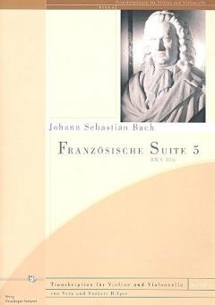 Französische Suite Nr. 5 in G-Dur BWV 816 