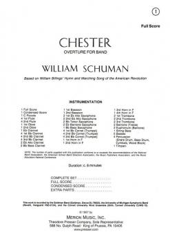Chester Overture For Band 