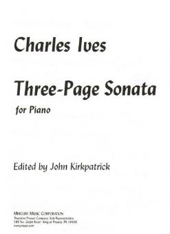 Three Page Sonata 