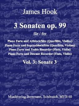3 Sonaten op. 99 Vol. 3: Sonata in E flat Major 