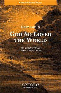God so loved the world 