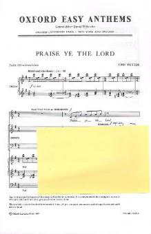 Praise Ye The Lord 