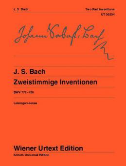 Invenciones a dos voces BWV 772-786 