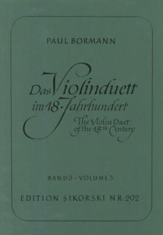 The Violin Duet in the 18th Century 