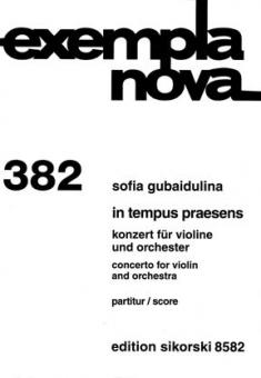 In tempus praesens -Konzert für Violine und Orchester 