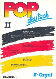 German Pop Songs for electronic organ Vol. 11 