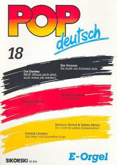 German Pop Songs for electronic organ Vol. 18 