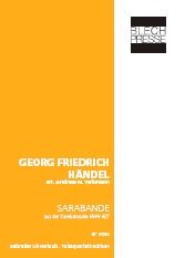 Sarabande aus der Cembalosuite HWV 437 