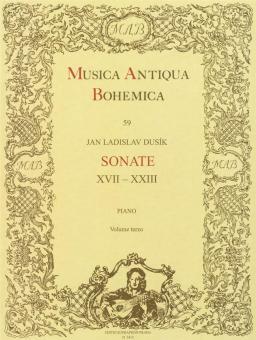 Sonaten XVII-XXIII 