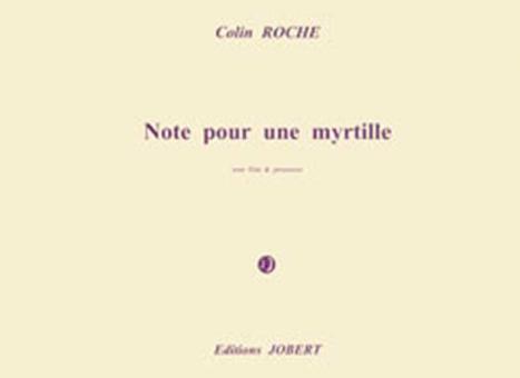 Note pour une myrtille 
