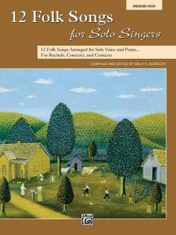12 Folk Songs for Solo Singers 