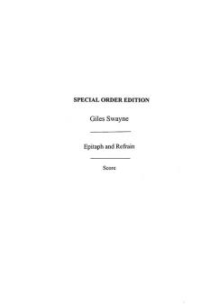 Epitaph And Refrain Op.89 