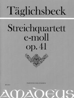 Quartet in e minor oo. 41 
