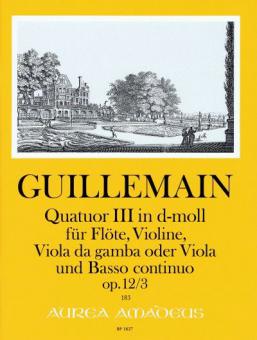 Quatuor III op. 12/3 in d minor 
