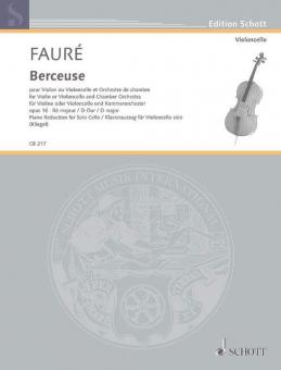 Berceuse D Major Op. 16 Standard