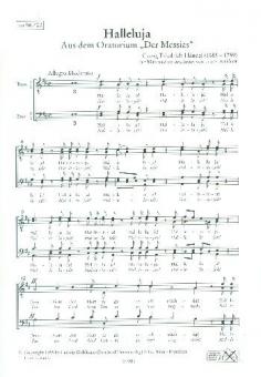 Halleluja / Hallelujah aus dem Oratorium Der Messias 
