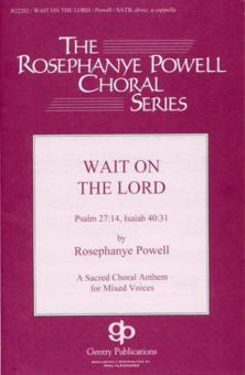 Wait On The Lord SAATBB 